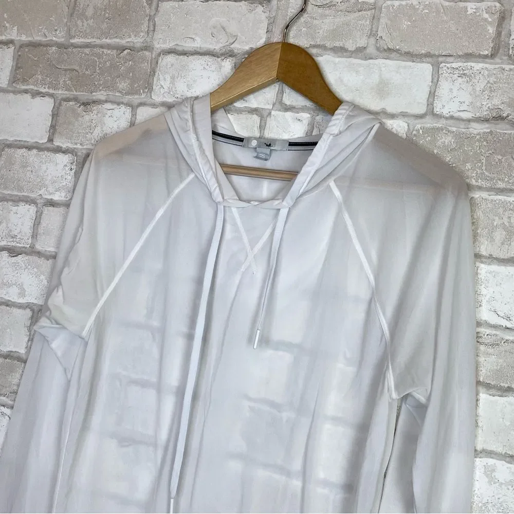 Zella Innovate Sheer Water Repellent Hoodie Size S